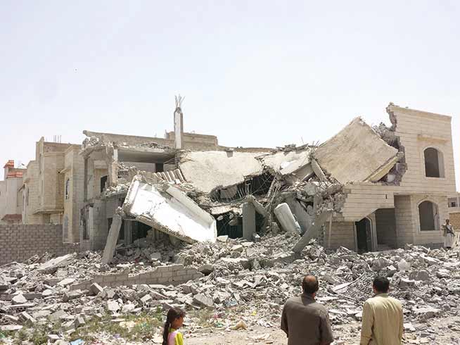 Much of Yemen lies in ruins after years of civil war