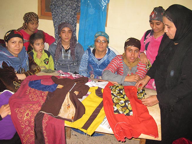 Christian women receive practical help and loans to set up their own micro-enterprises