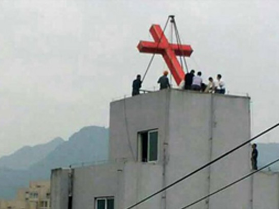 Some churches are being banned and others are having their crosses removed as authorities' crackdown on religious freedom continues
