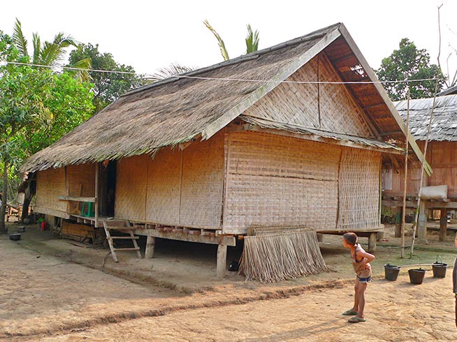 A Christian home in Laos. Christians in the country’s rural areas are particularly subject to persecution by local authorities