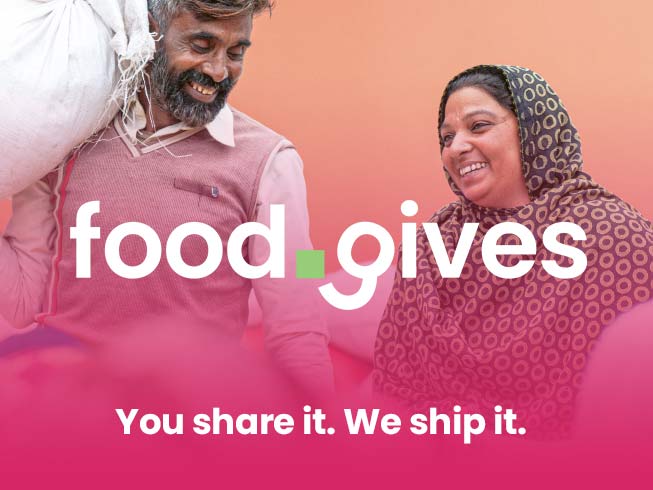 Food.Gives - You share it. We ship it.