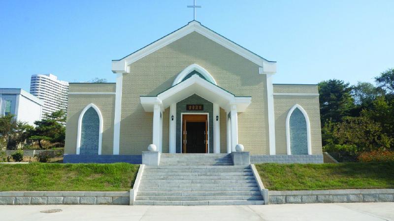 Chilgol Church, Pyongyang, dedicated to Kang Pan-sok, the Christian mother of Kim Il-sung