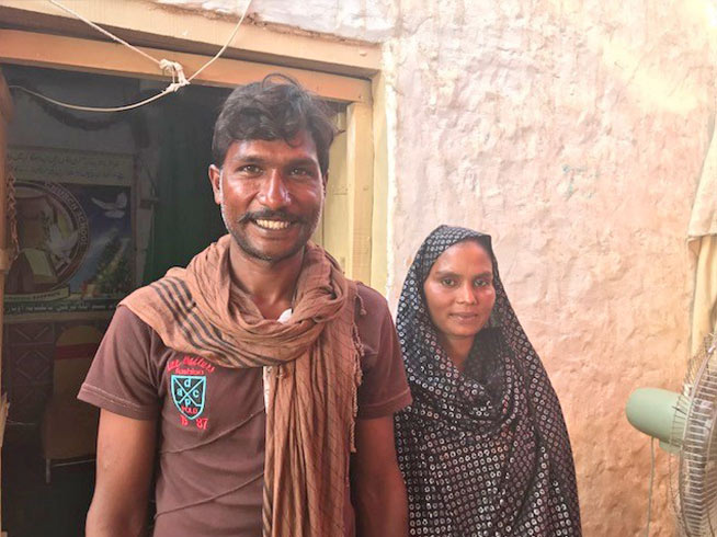 Freedom has transformed life for Munir and Nadia. When the debt disappeared, so did their worries
