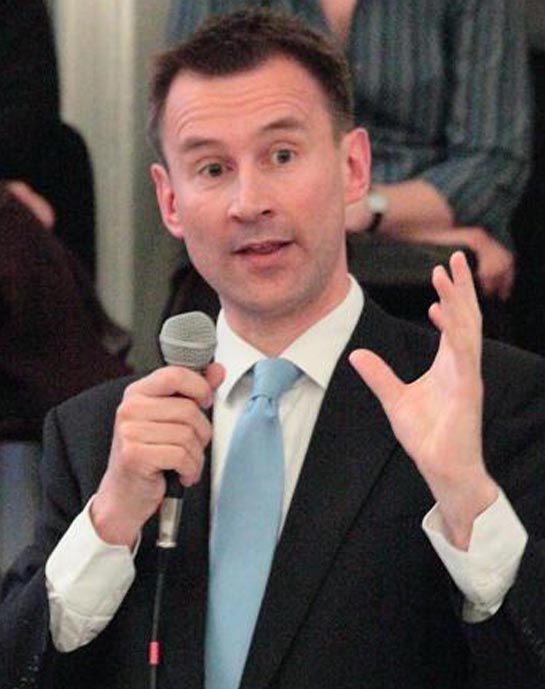 UK Foreign Secretary Jeremy Hunt who recently launched a government review into Christian persecution worldwide